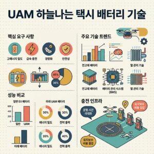 ai thumbnail infographic UAM 하늘나는 택시 배터리 기술 1789919715