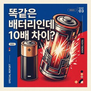 ai thumbnail poster 똑같은 배터리인데 10배 차이 1788525146