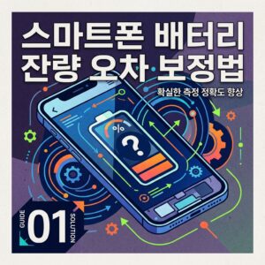 ai thumbnail poster 스마트폰 배터리 잔량 오차 보정법 1788575179