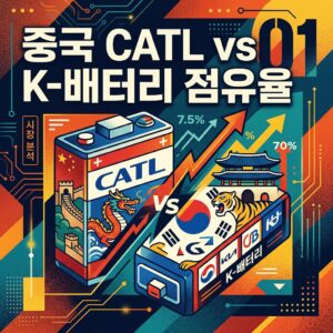 ai thumbnail poster 중국 CATL vs K 배터리 점유율 1788540263